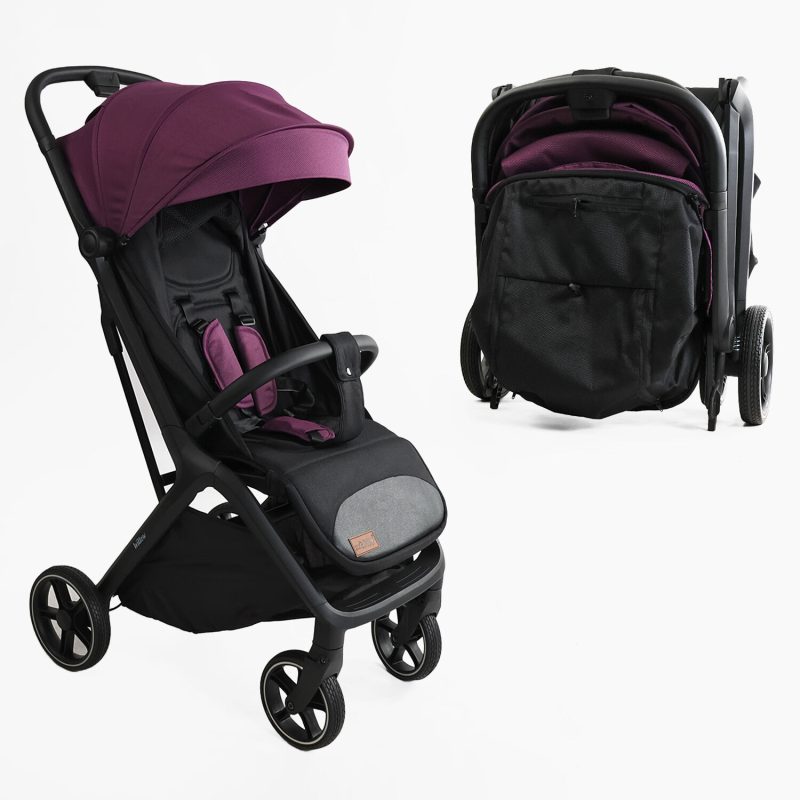 Детская прогулочная Коляска JOY "Willow" (WL-65316) фиолетовая, футкавер, подстаканник, телескопическая ручка