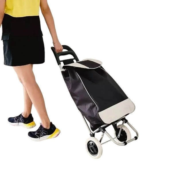 Сумка на колесиках для покупок Trolley small Черная