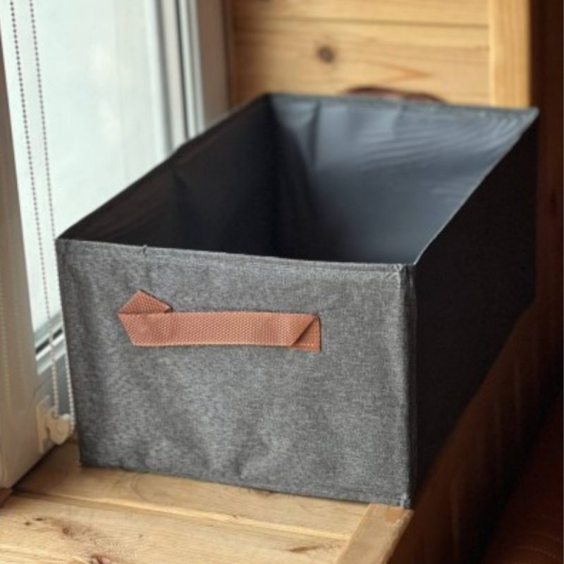 Складна коробка для зберігання речей 45*28см storage box Сіра