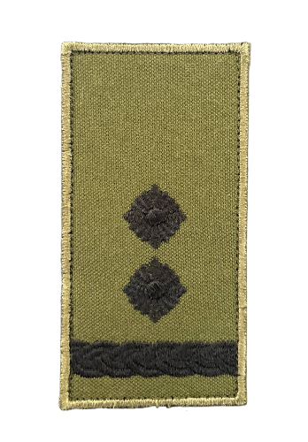 Погон нагрудний на липучці Підполковник Олива, Olive