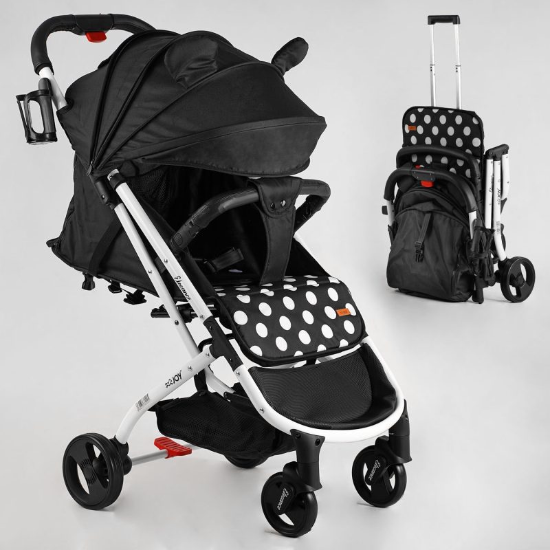 Коляска прогулянкова дитяча JOY "Elegans" (A-43081) чорний