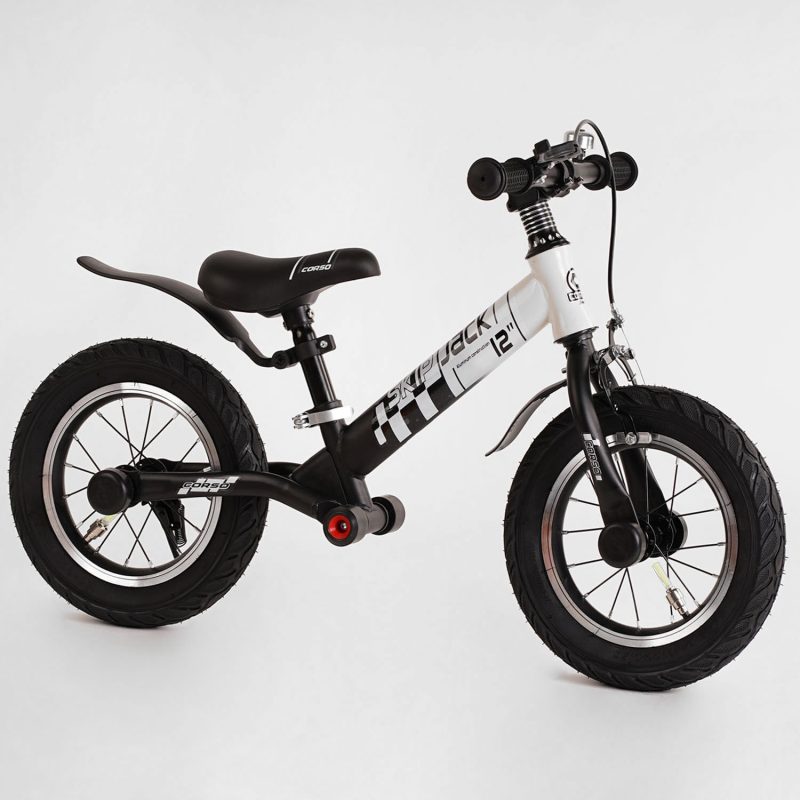 Дитячий Велобіг Corso "Skip Jack" (11057) ЧОРНО-БІЛИЙ