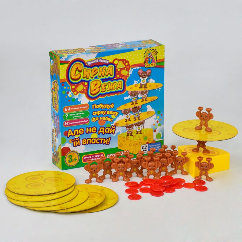 Настольная игра FUN GAME Сырная башня (7265)