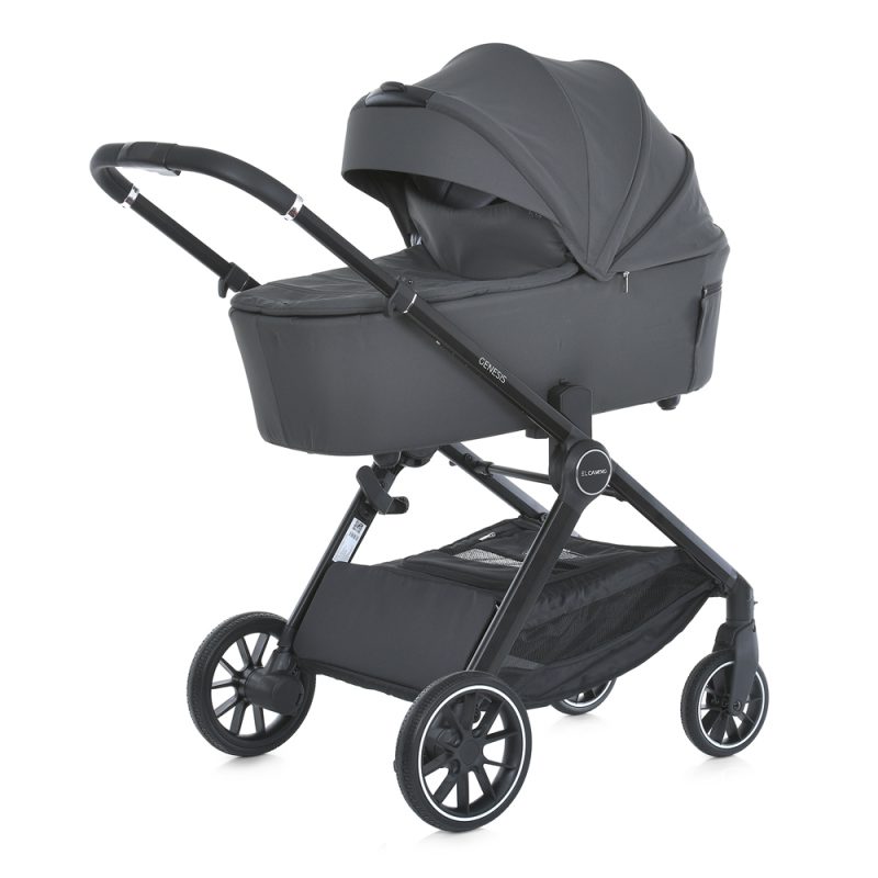 Коляска дитяча EL CAMINO GENESIS 2в1 (ME 1126 Asphalt Gray) сірий