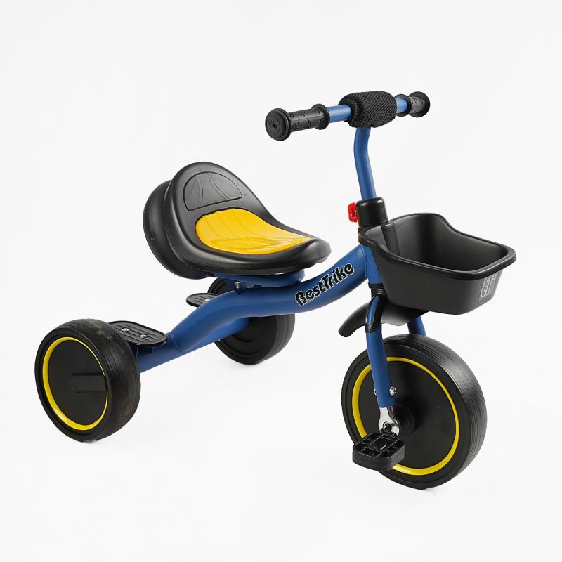 Детский трехколесный Велосипед "Best Trike" (BS-45602) свет, корзина, укр. озвучка