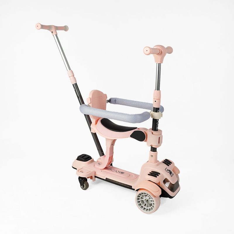 Дитячий триколісний Самокат 5в1 "Skyper" (BT-86933) світло, укр. озвучування