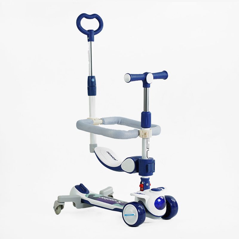 Дитячий триколісний Самокат "Skyper" 5в1 (RT-13409) світло, укр. озвучка