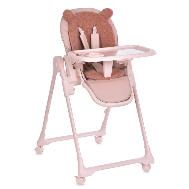 Дитячий Стільчик для годування EL CAMINO CRYSTAL (ME 1037 Bear Pink)