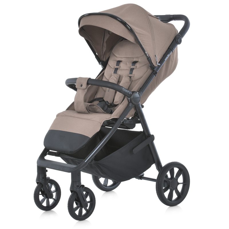 Коляска дитяча EL CAMINO MALTA (ME 1182 Coffe Beige) москітна сітка, дощовик, підстак., чохол
