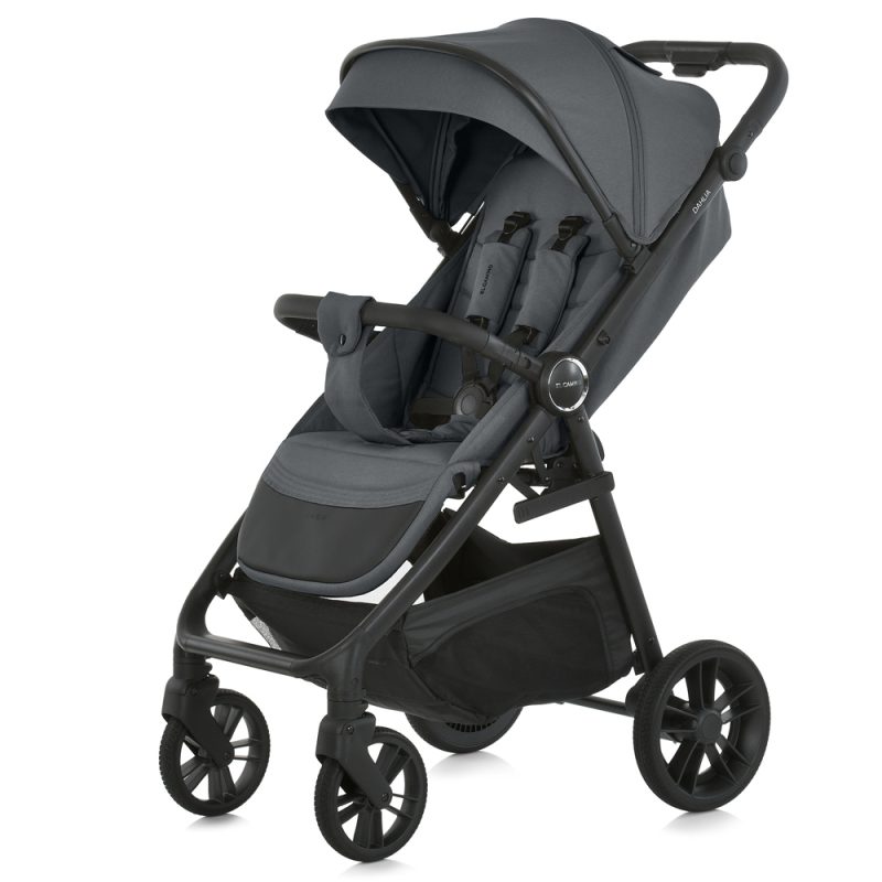 Дитячий візочок прогулянковий EL CAMINO DAHLIA (ME 1181 Volcanic Gray) чохол