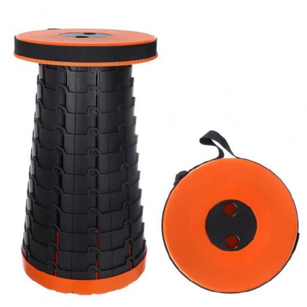 Складний стілець Telescopic stool (розкладний телескопічний стілець) Помаранчевий