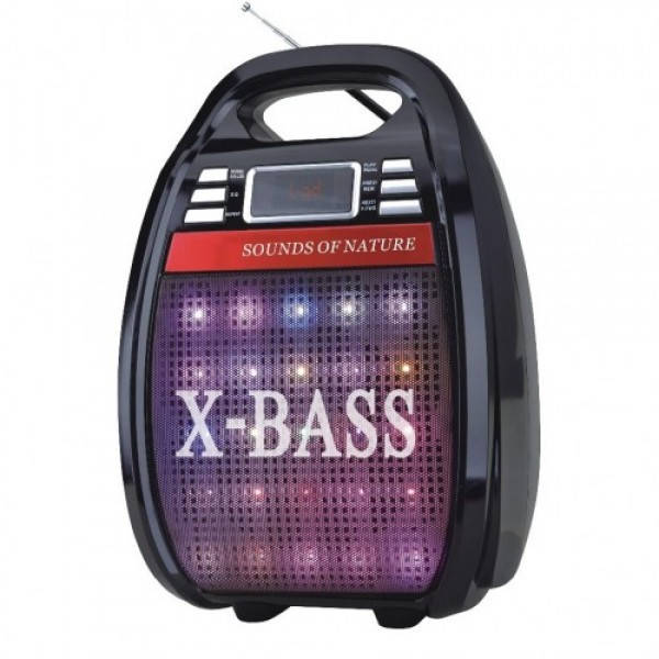 Бездротова Bluetooth колонка з музикою кольорів і мікрофоном X-BASS Golon RX-2900BT