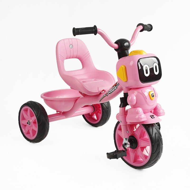 Детский трехколесный Велосипед Best Trike (BS-60413) стальная рама, корзина, укр. озвучка