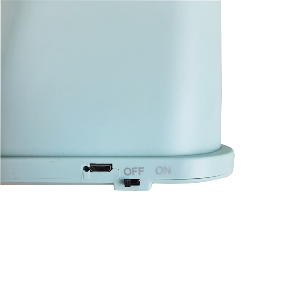 Розумна настільна світлодіодна лампа 3в1 з PowerBank із дзеркалом Синя