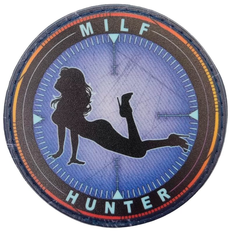Шеврон Milf Hunter в прицілі Navy Blue, Navy Blue