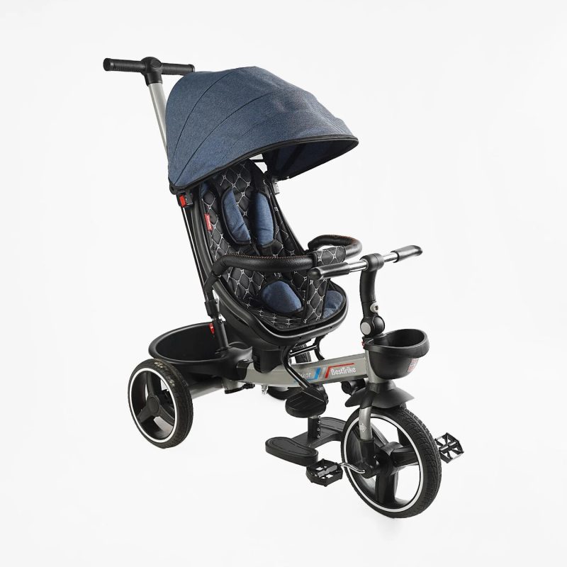 Детский трехколесный Велосипед BestTrike "Oscar" (6390 – 16-133) поворотное сиденье, руль складывается