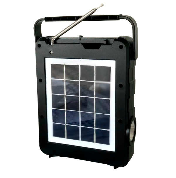 Портативна сонячна радіостанція із сонячною панеллю NNS Solar Charge NS-8033LS Bluetooth+FM+USB
