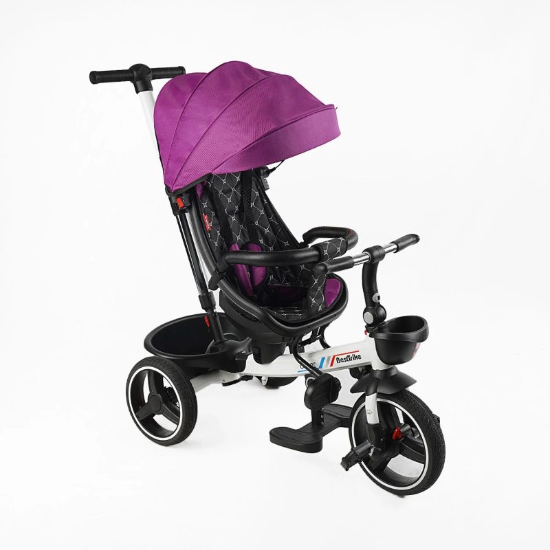 Детский трехколесный Велосипед BestTrike "Oscar" (6390 – 17-502) поворотное сиденье, руль складывается