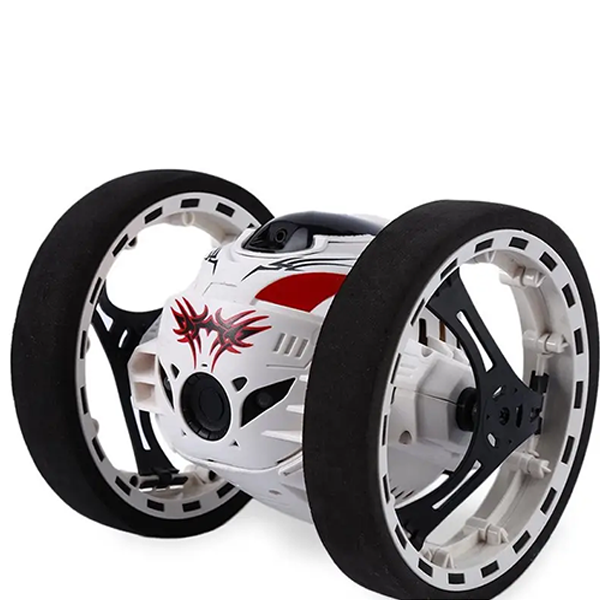 Радиоуправляемый прыгающий робот-дрон Bounce Car Белый