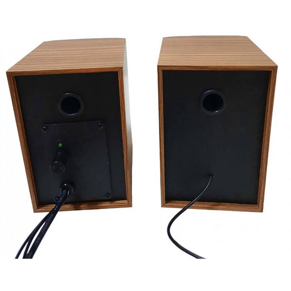 Колонки комп'ютерні FT-108AC 220V Світле дерево