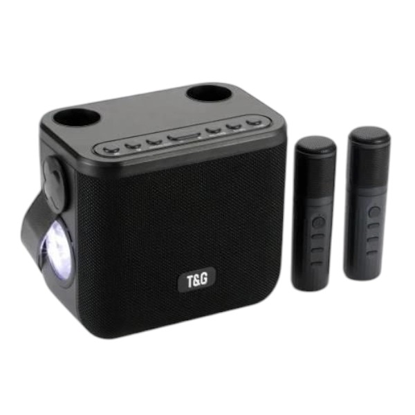 Колонка Bluetooth з функцією speakerphone з радіо та 2 мікрофонами TG545DK-GRAFFITI Чорна