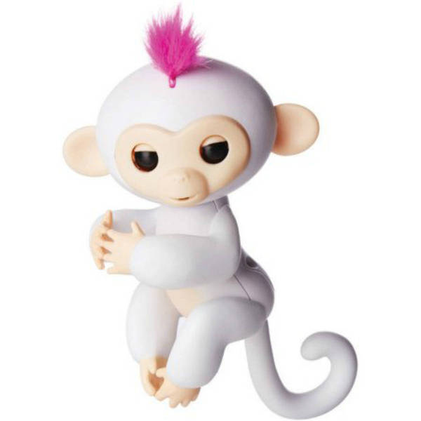 Інтерактивна мавпочка fingerlings happy monkey Білий