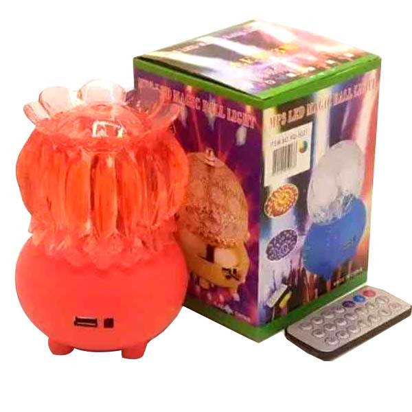 USB RGB лампа на підставці квітка з МР3 RHD-179 RD-5027
