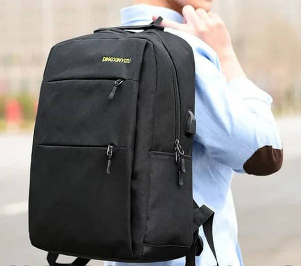 Набор для прогулок Backpack 3 в 1 (рюкзак, сумка, клатч) Черный