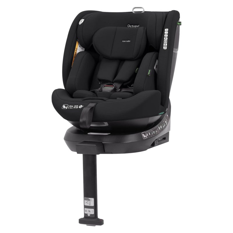 Детское Автокресло CARRELLO Octopus (CRL-16002 Midnight Black) i-Size 40-150см ISOFIX, поворот, опор.стойка