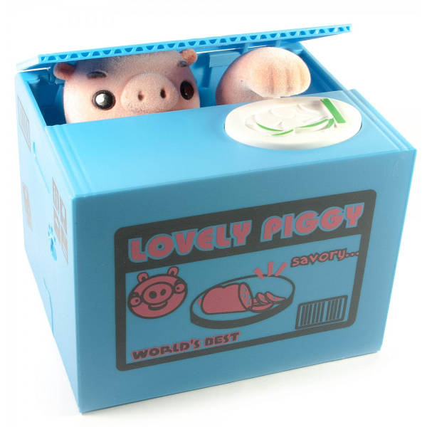 Скарбничка дитяча "Злодюжка монет "Lovely Piggy" Свинка
