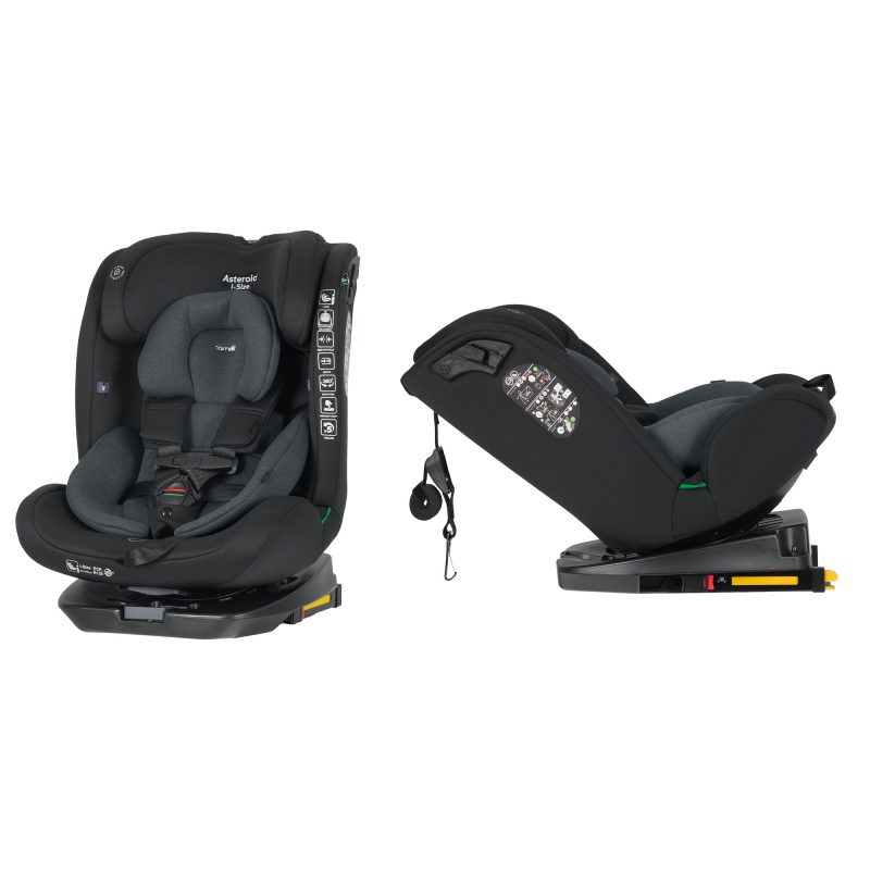 Детское Автокресло CARRELLO Asteroid i-Size (CRL-17001 Magnet Gray) 40-150см ISOFIX, поворотное
