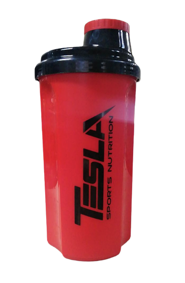 Shaker - 700ml Black Red