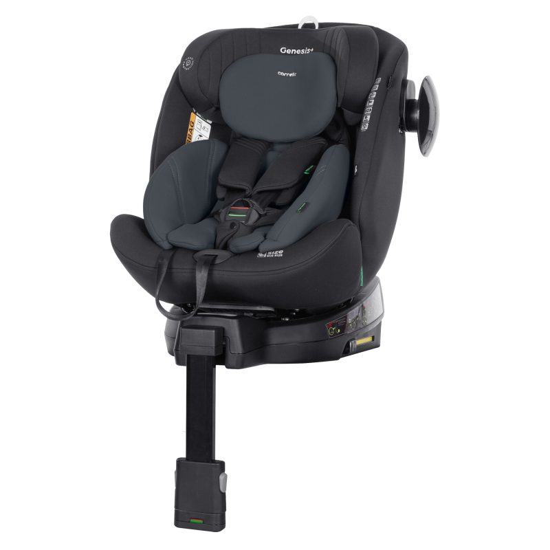 Детское Автокресло CARRELLO Genesis+ (CRL-12807 Magnet Grey) i-Size 40-150см ISOFIX, поворот, опор.стойка