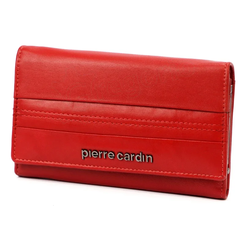 Жіночий шкіряний гаманець Pierre Cardin TILAK130 455 Червоний