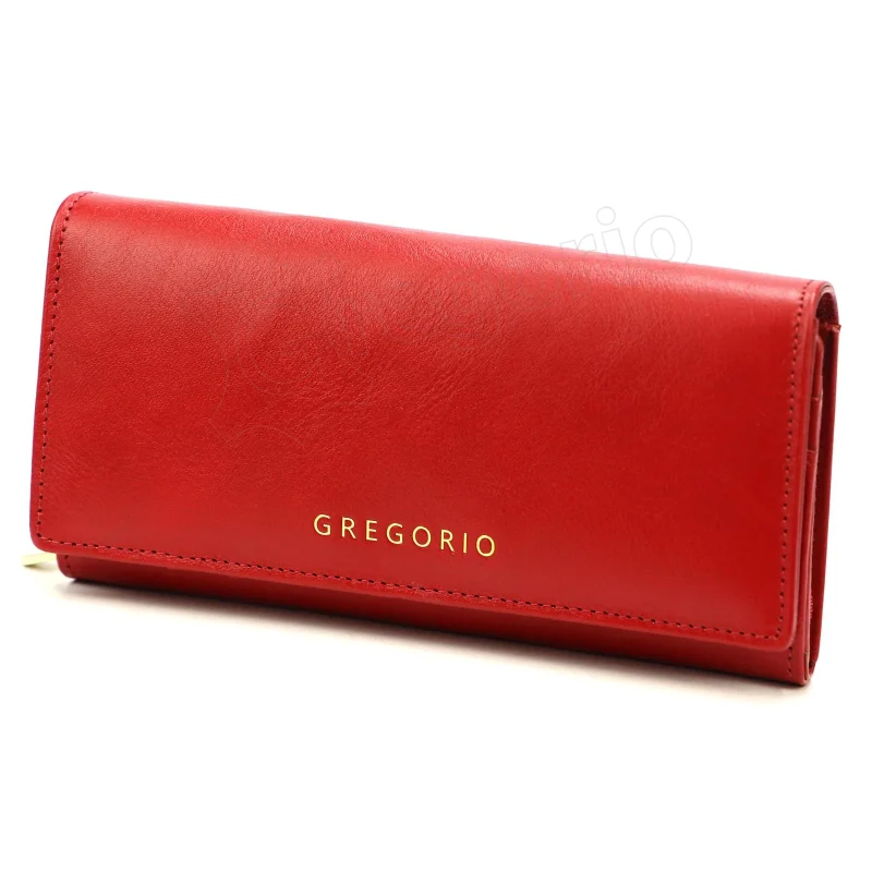 Жіночий шкіряний гаманець Gregorio IT-106 Червоний