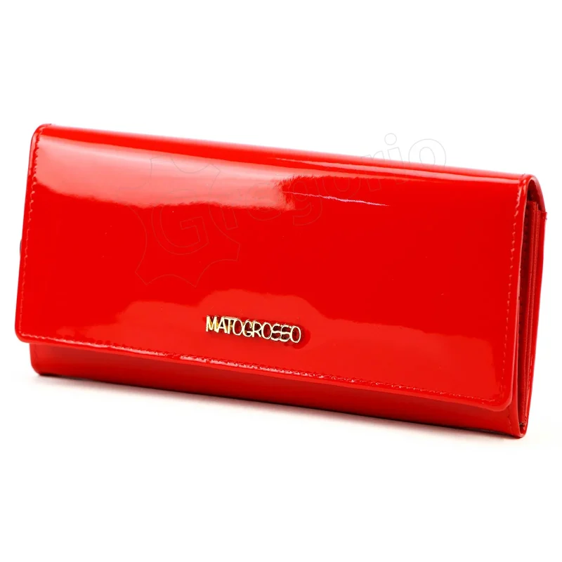 Жіночий шкіряний гаманець Mato Grosso 0743-404 RFID Червоний