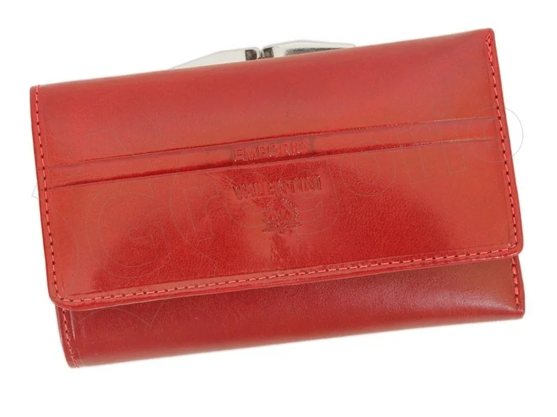 Жіночий шкіряний гаманець Emporio Valentini 563 PL10 Червоний