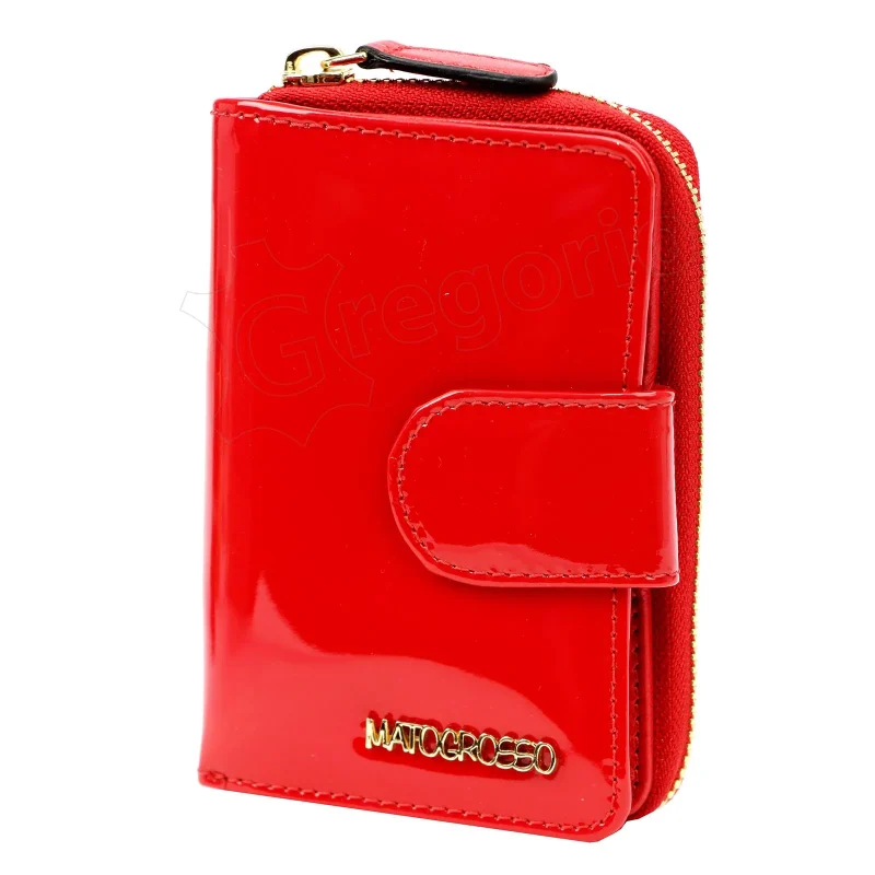 Жіночий шкіряний гаманець Mato Grosso 0821-402 RFID Червоний