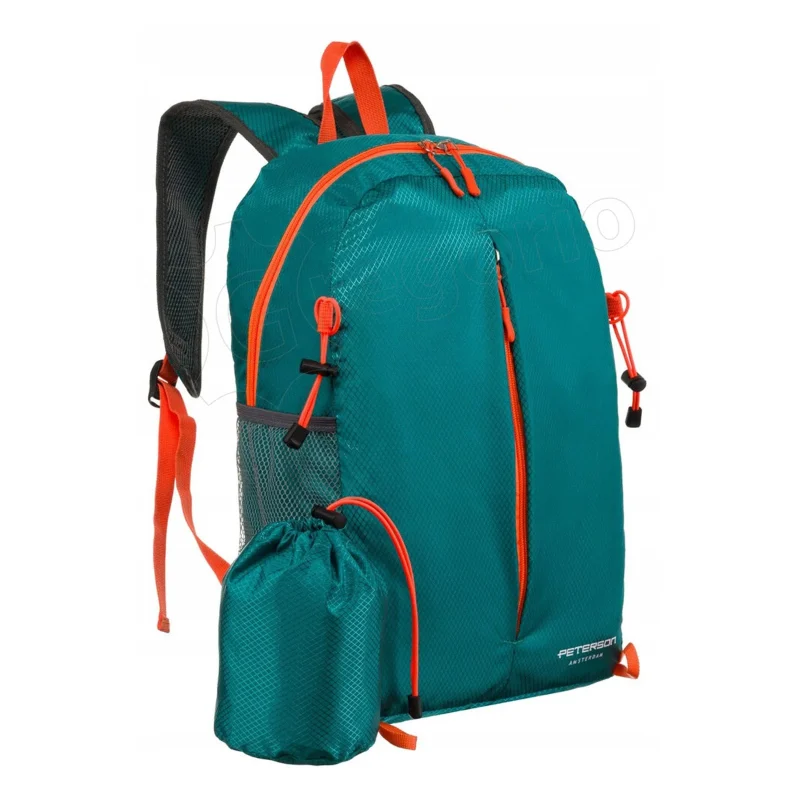 Чоловічий рюкзак Peterson PTN 23006 зелений + оранжевий