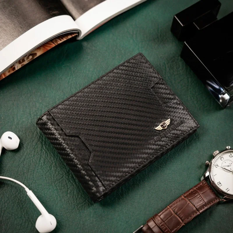 Чоловічий шкіряний гаманець Peterson PTN N79-CA Чорний