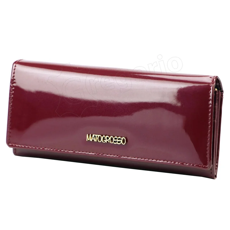 Жіночий шкіряний гаманець Mato Grosso 0946-57 RFID бордовий