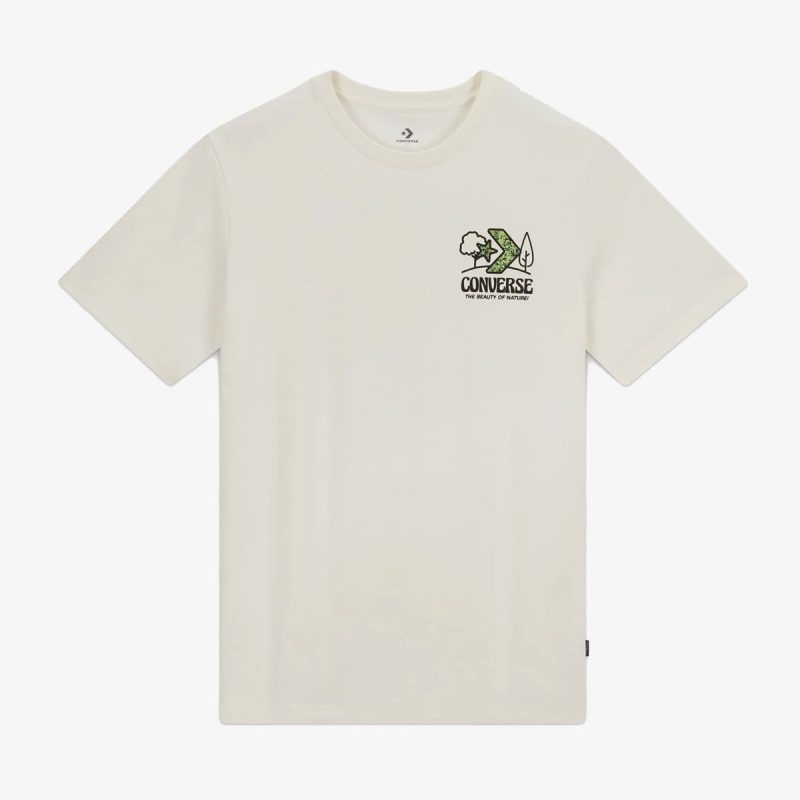 Футболка Converse Graphic White T-Shirt 10023269-281