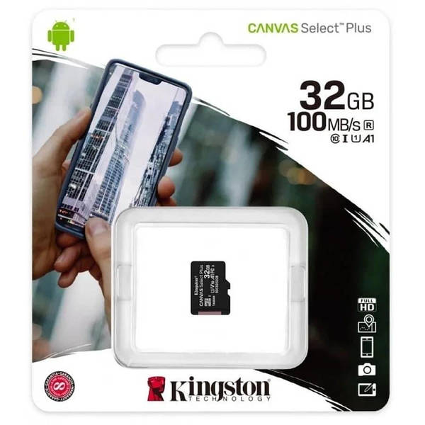 Карты памяти microSD Kingston 32 Гб без адаптера