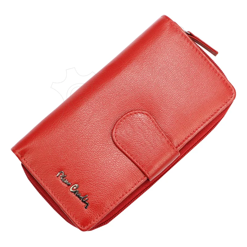 Жіночий шкіряний гаманець Pierre Cardin TILAK92 2202 Червоний