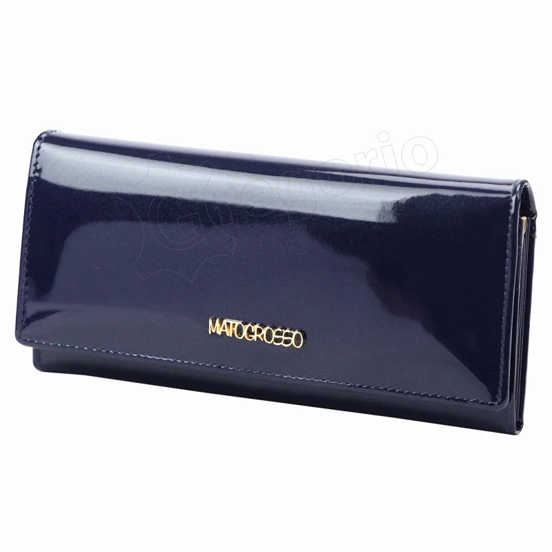 Жіночий шкіряний гаманець Mato Grosso 0946-32 RFID темно-синій