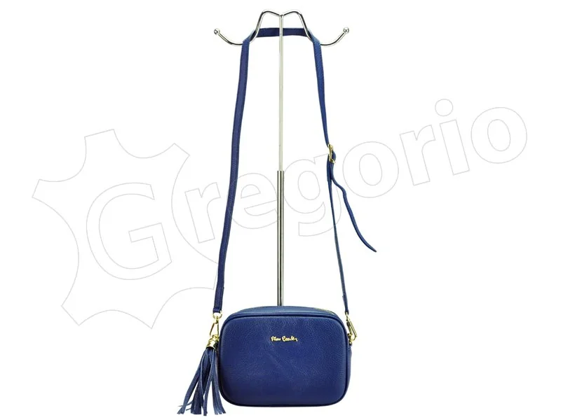 Жіноча шкіряна сумка Pierre Cardin FRZ 1501 DOLLARO темно-синій