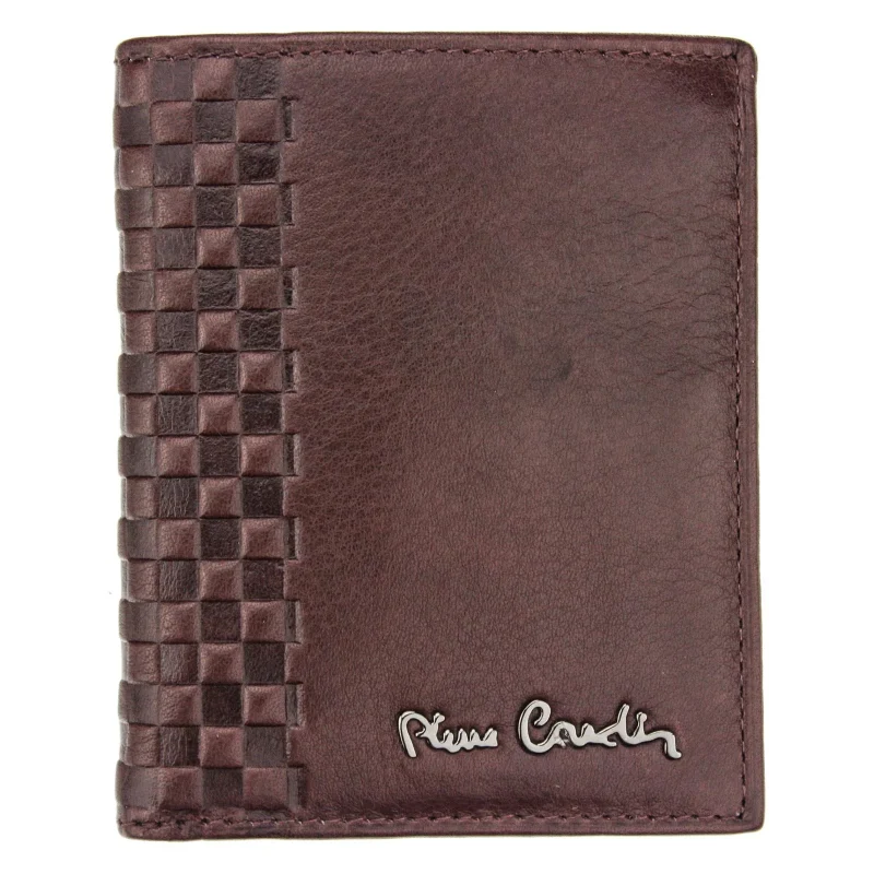 Чоловічий шкіряний гаманець Pierre Cardin TILAK39 8813 бордовий