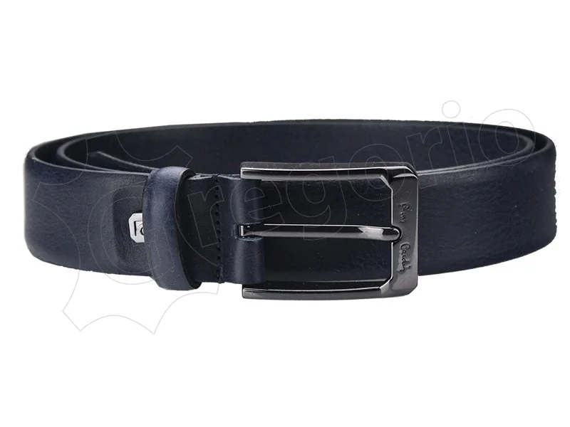 Чоловічий ремінь Pierre Cardin VNG 094 / 8002 Блакитний