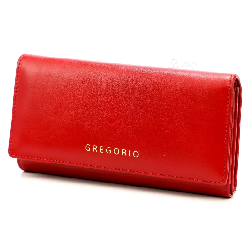 Жіночий шкіряний гаманець Gregorio IT-102 Червоний