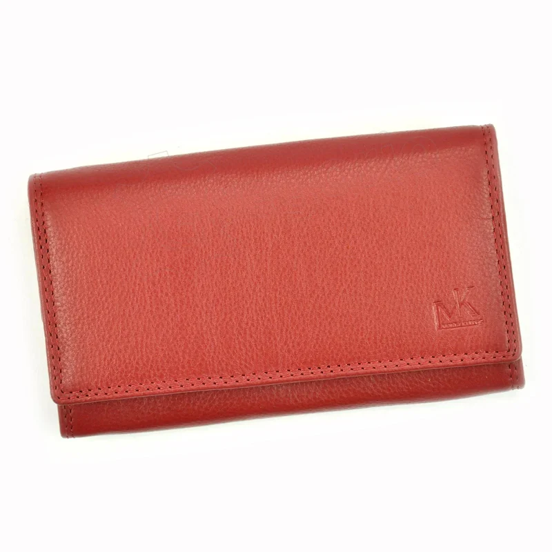 Жіночий шкіряний гаманець Money Kepper 12129 RFID Червоний